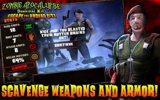 Скриншот из Zombie Apocalypse: Escape The Undead City