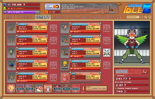 Скриншот из Shonen Idle Z