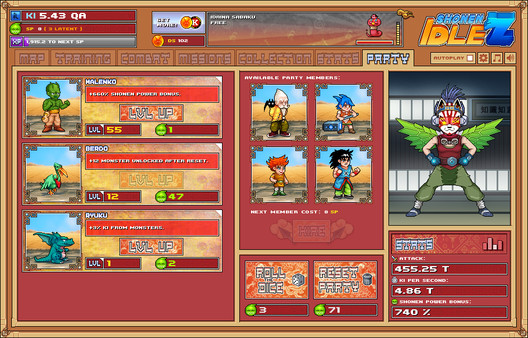 Скриншот из Shonen Idle Z
