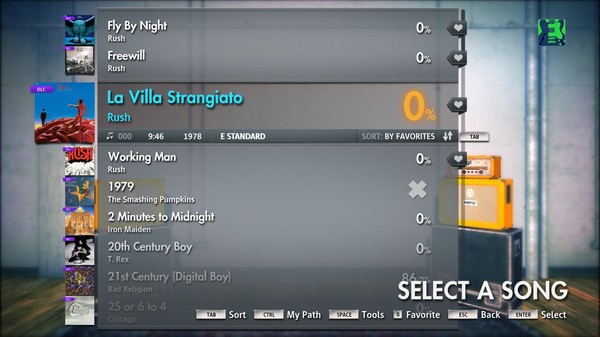Скриншот из Rocksmith 2014 - Rush - La Villa Strangiato