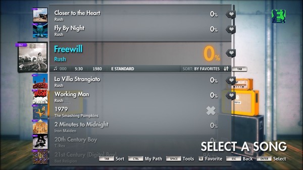 Скриншот из Rocksmith 2014 - Rush - Freewill