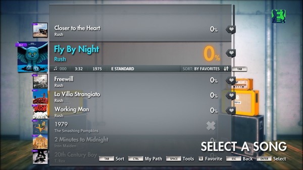 Скриншот из Rocksmith 2014 - Rush - Fly By Night