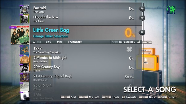 Скриншот из Rocksmith 2014 - George Baker Selection - Little Green Bag