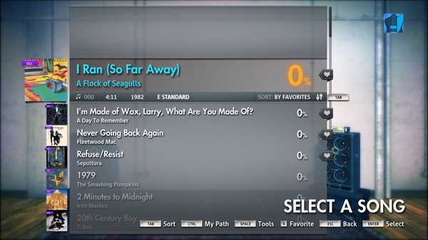 Скриншот из Rocksmith 2014 - A Flock of Seagulls - I Ran (So Far Away)