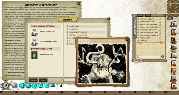 Скриншот из Fantasy Grounds - Wonderland No More: Egg of Seven Parts