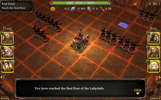 Wizrogue - Labyrinth of Wizardry game for Linux 1