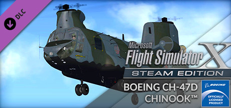 FSX Steam Edition: Boeing-Vertol CH-47D Chinook ™ Add-On cover art