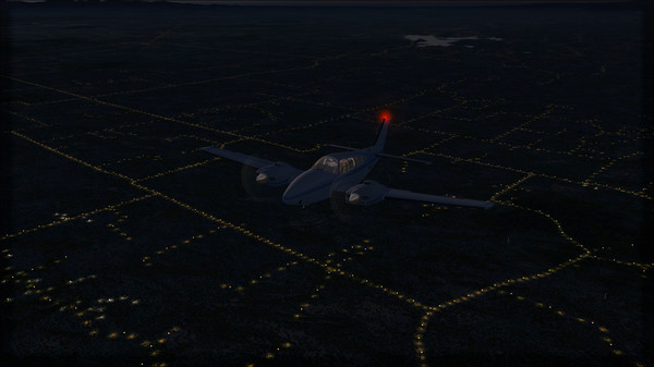 Скриншот из FSX Steam Edition: Night Environment: California Add-On