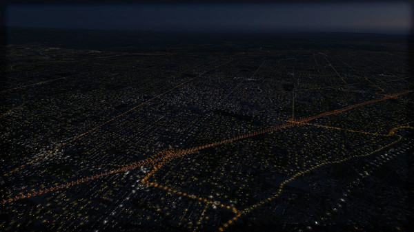 Скриншот из FSX Steam Edition: Night Environment: California Add-On