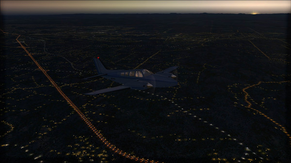 Скриншот из FSX Steam Edition: Night Environment: California Add-On