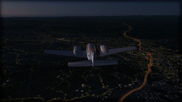 Скриншот из FSX Steam Edition: Night Environment: California Add-On