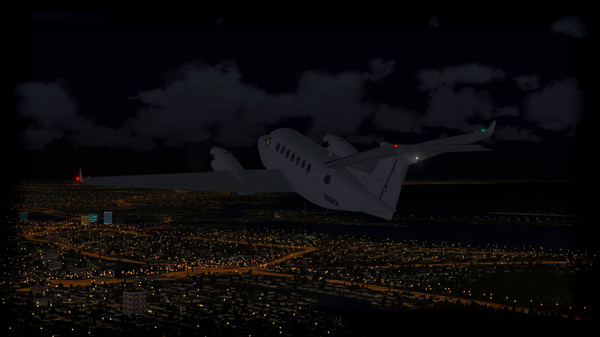 Скриншот из FSX Steam Edition: Night Environment: New York Add-On