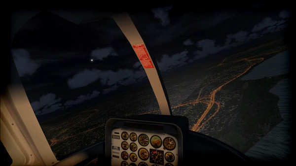 Скриншот из FSX Steam Edition: Night Environment: New York Add-On