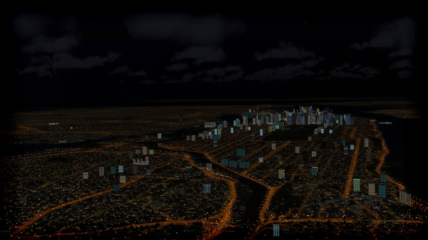 Скриншот из FSX Steam Edition: Night Environment: New York Add-On