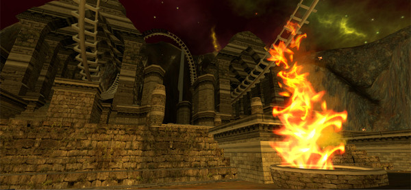 Скриншот из Ancient VR coaster