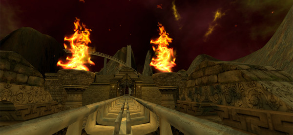 Скриншот из Ancient VR coaster