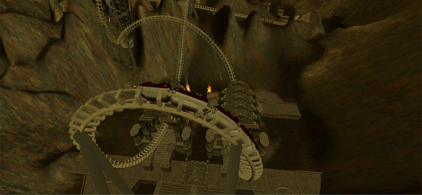 Скриншот из Ancient VR coaster