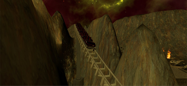 Скриншот из Ancient VR coaster