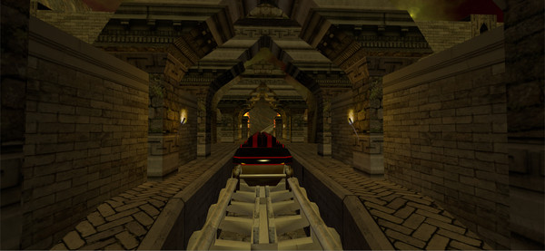 Скриншот из Ancient VR coaster