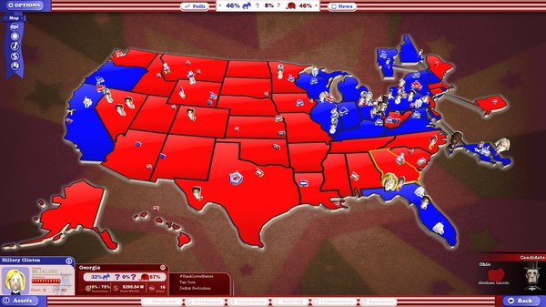Скриншот из The Political Machine 2016 - Campaign DLC