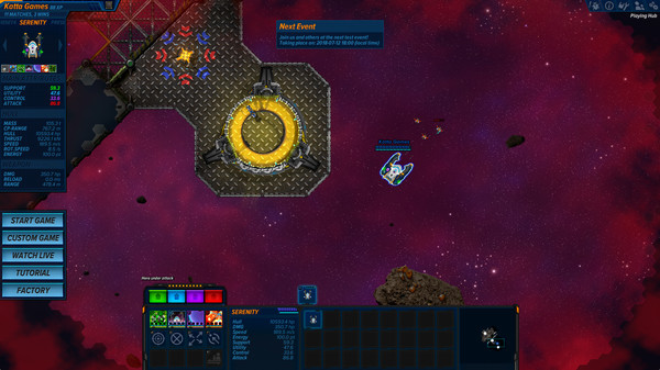 Скриншот из Asteroid Fight