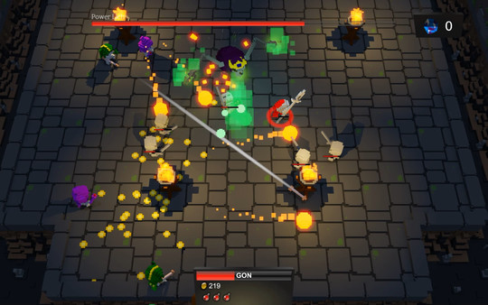 Deep Dark Dungeon game for Linux 1