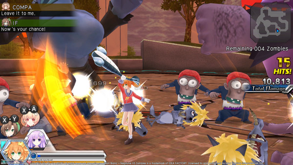 MegaTagmension Blanc + Neptune VS Zombies (Neptunia) screenshot