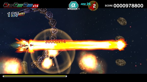 Скриншот из DARIUSBURST Chronicle Saviours - DoDonPachi Resurrection