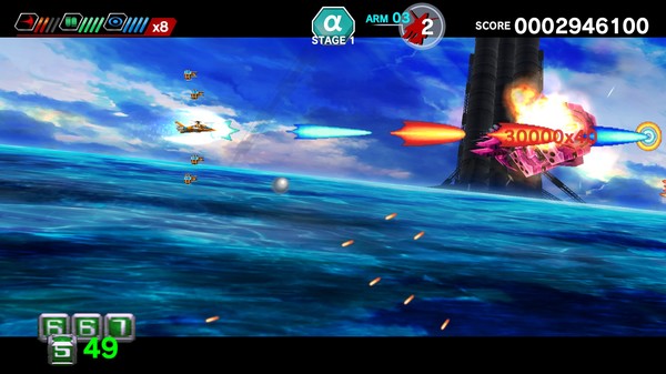 Скриншот из DARIUSBURST Chronicle Saviours - ketsui