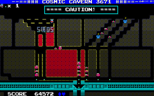 Cosmic Cavern 3671　　宇宙最大の地底最大の作戦 game for Linux 1