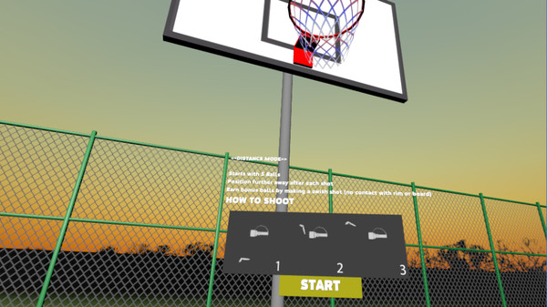 Basketball Court VR minimum requirements