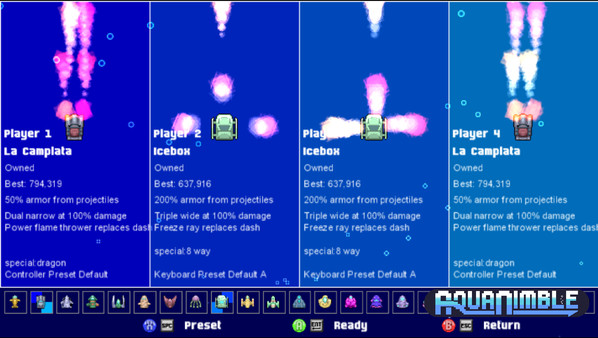 Скриншот из AquaNimble