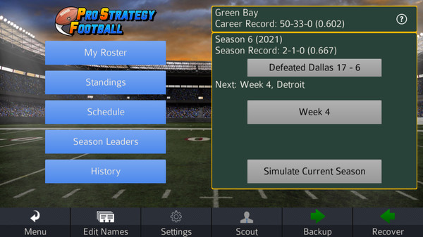 Pro Strategy Football 2016 game for Linux 1