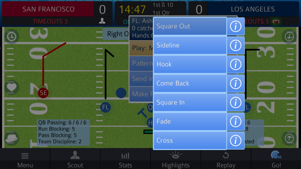 Скриншот из Pro Strategy Football 2016