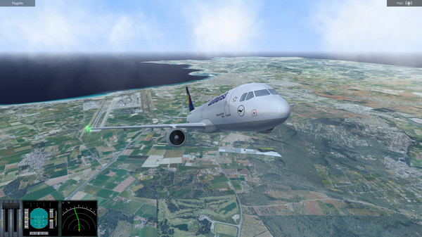 Скриншот из Urlaubsflug Simulator – Holiday Flight Simulator