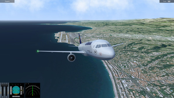 Скриншот из Urlaubsflug Simulator – Holiday Flight Simulator