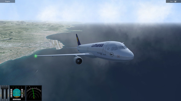 Скриншот из Urlaubsflug Simulator – Holiday Flight Simulator
