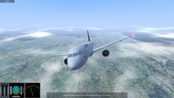 Скриншот из Urlaubsflug Simulator – Holiday Flight Simulator