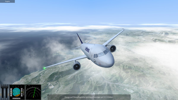 Скриншот из Urlaubsflug Simulator – Holiday Flight Simulator
