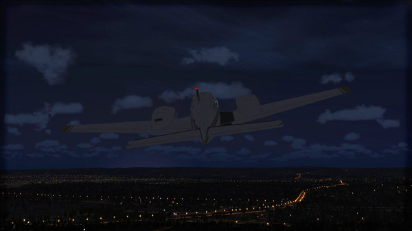 Скриншот из FSX Steam Edition: Night Environment: Connecticut Add-On