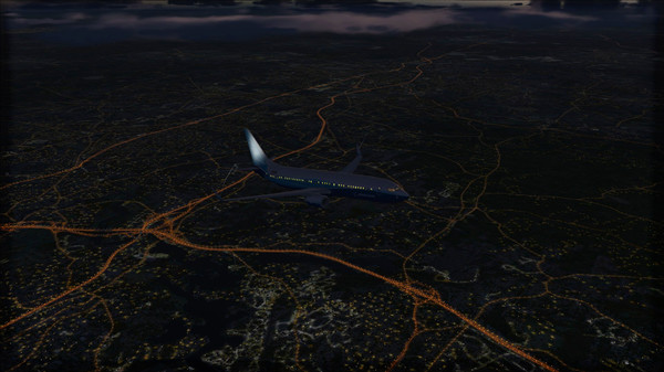 Скриншот из FSX Steam Edition: Night Environment: Massachusetts Add-On