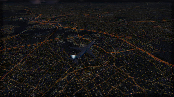 Скриншот из FSX Steam Edition: Night Environment: Massachusetts Add-On