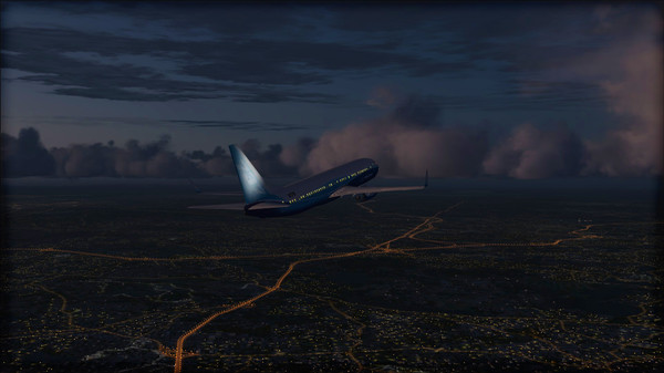 Скриншот из FSX Steam Edition: Night Environment: Massachusetts Add-On