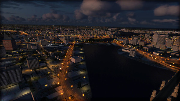 Скриншот из FSX Steam Edition: Night Environment: Massachusetts Add-On