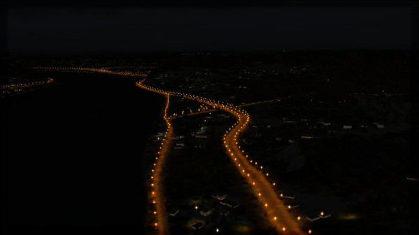 Скриншот из FSX Steam Edition: Night Environment: Pennsylvania Add-On