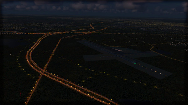 Скриншот из FSX Steam Edition: Night Environment: Rhode Island Add-On