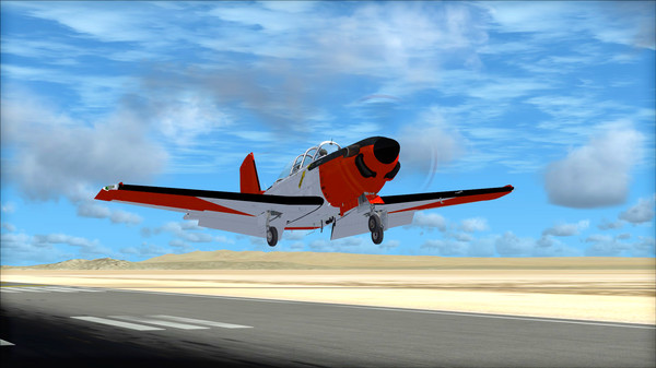 Скриншот из FSX Steam Edition: Beechcraft T-34C Turbo Mentor Add-On