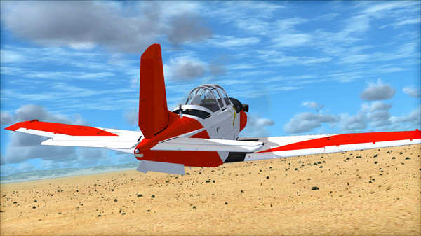 Скриншот из FSX Steam Edition: Beechcraft T-34C Turbo Mentor Add-On