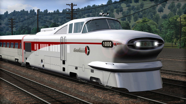 Скриншот из Train Simulator: Aerotrain Streamlined Train Add-On