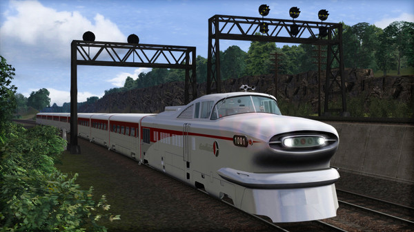 Скриншот из Train Simulator: Aerotrain Streamlined Train Add-On